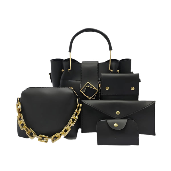 Women Faux Leather Bag set