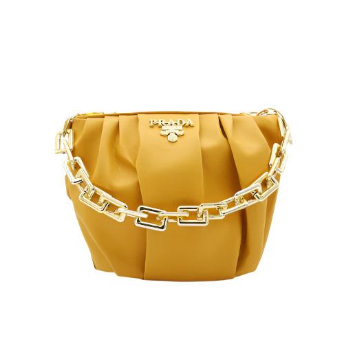 Women's Shoulder Bag - Yellow