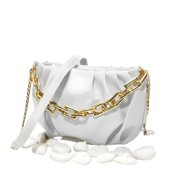 Women's Shoulder Bag - White